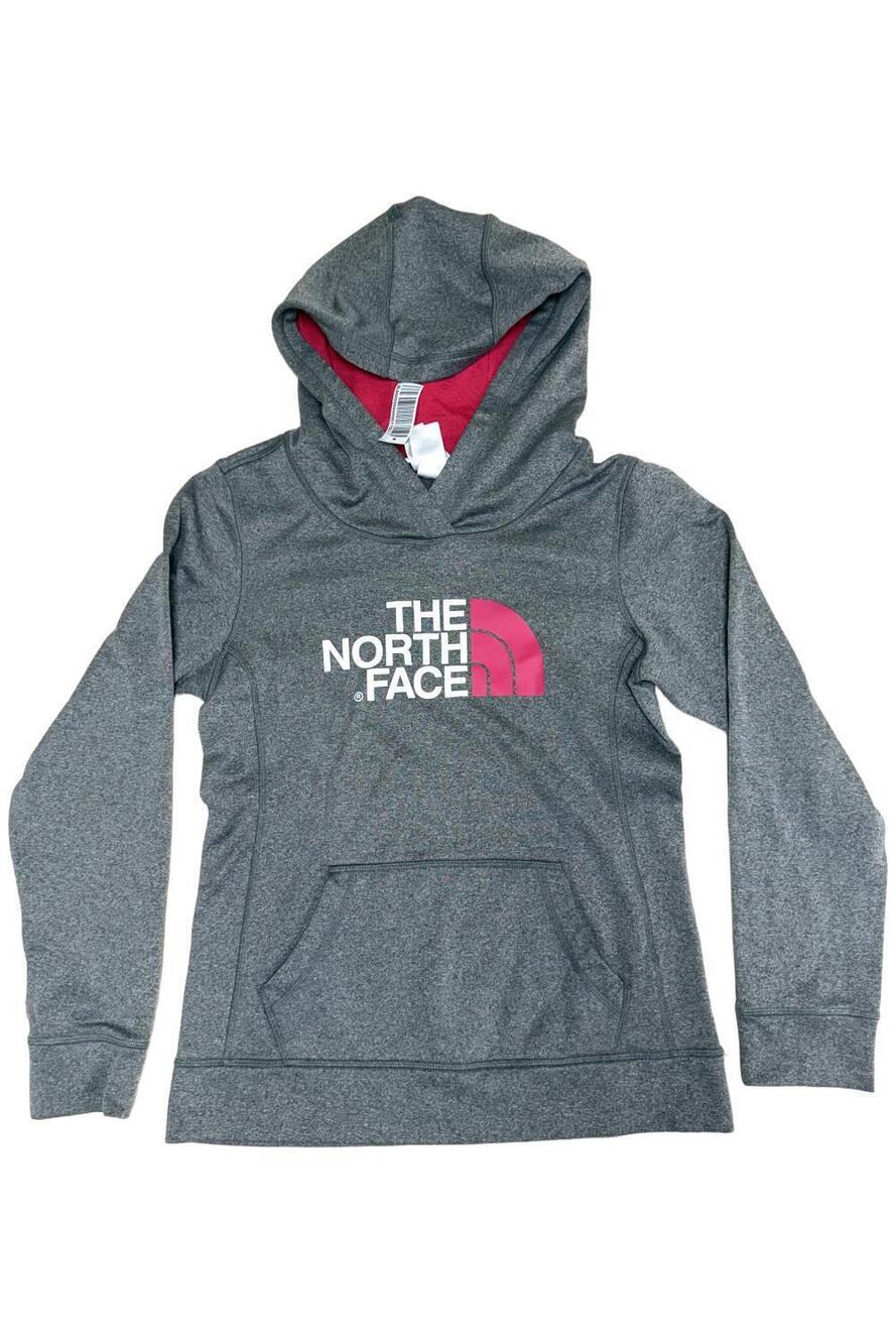 The North Face Women's Half Dome Pullover Hoodie Gry/Pink - Regular